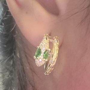 New Beautiful 935 Sterling silver snake earings.